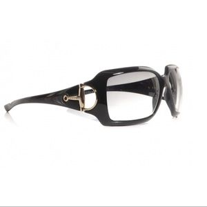 Gucci Horsebit GG 2562/S D28 Gradient tinted lenses. Black frame.